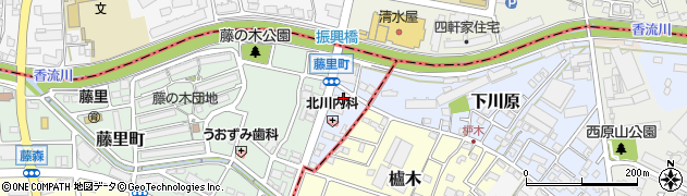 愛知県名古屋市名東区藤香町10周辺の地図