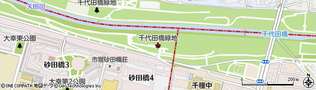 千代田橋緑地周辺の地図