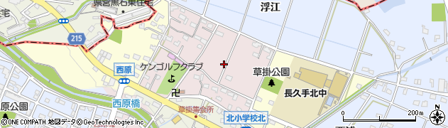 愛知県長久手市草掛周辺の地図