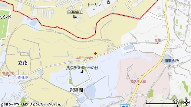 〒480-1307 愛知県長久手市立花の地図