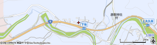 京都府船井郡京丹波町上大久保下地72周辺の地図