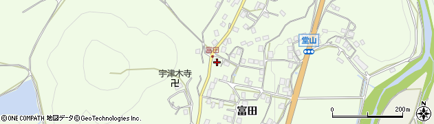 京都府船井郡京丹波町富田井上88周辺の地図