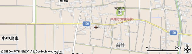 愛知県愛西市早尾町前並114周辺の地図