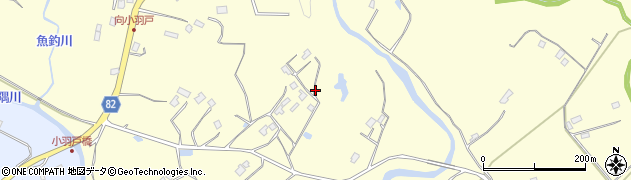 千葉県勝浦市大楠周辺の地図