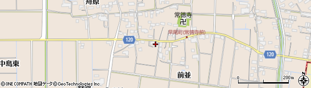 愛知県愛西市早尾町前並112周辺の地図