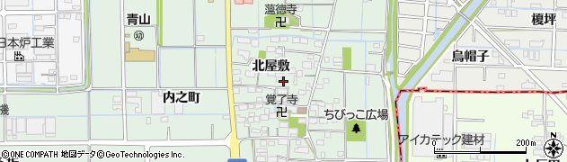 愛知県あま市七宝町沖之島周辺の地図