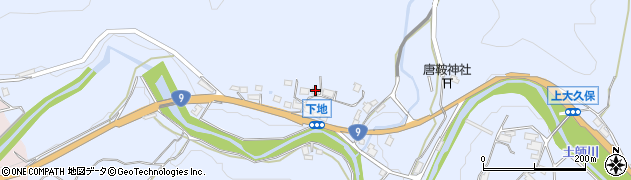 京都府船井郡京丹波町上大久保下地65周辺の地図