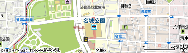 名城公園駅周辺の地図