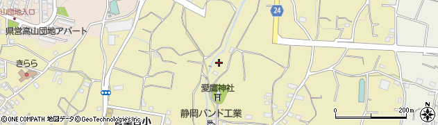 静岡県富士市一色周辺の地図