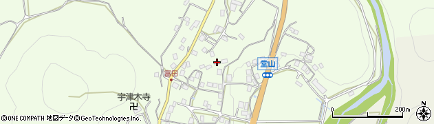 京都府船井郡京丹波町富田井上17周辺の地図
