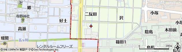 愛知県あま市北苅（二反田）周辺の地図