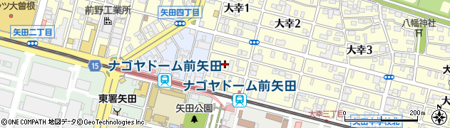 名古屋市役所　緑政土木局ナゴヤドーム前矢田自転車駐車場管理事務所周辺の地図