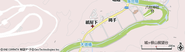 愛知県豊田市御作町紙屋下周辺の地図