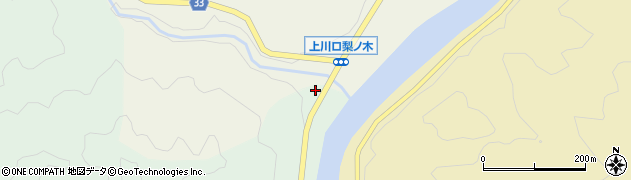 愛知県豊田市下川口町茅平周辺の地図