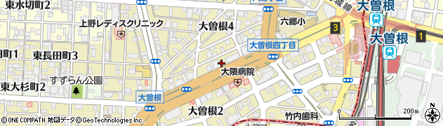名古屋大曽根郵便局 ＡＴＭ周辺の地図