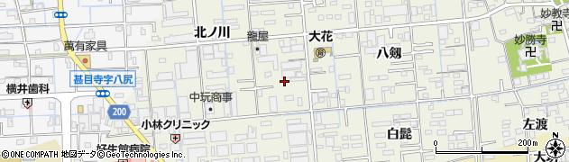 愛知県あま市上萱津銭神31周辺の地図