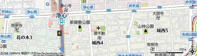 興西寺周辺の地図