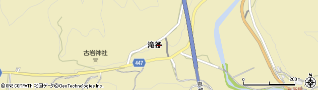 京都府京丹波町（船井郡）井脇（滝谷）周辺の地図