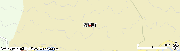 愛知県豊田市万根町周辺の地図