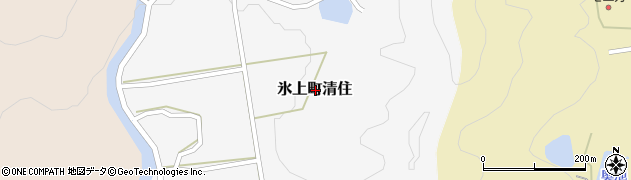 兵庫県丹波市氷上町清住周辺の地図
