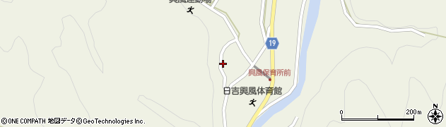 京都府南丹市日吉町田原（向段）周辺の地図
