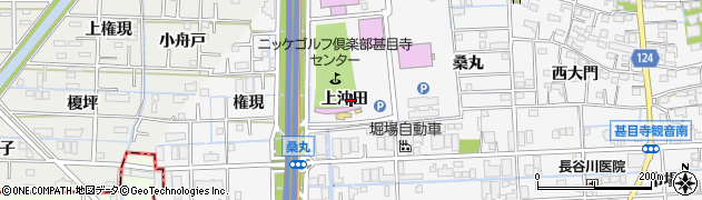 愛知県あま市甚目寺（上沖田）周辺の地図