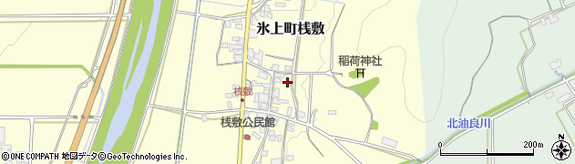 兵庫県丹波市氷上町桟敷247周辺の地図