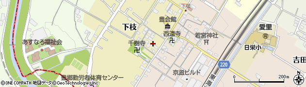 滋賀県犬上郡豊郷町下枝61周辺の地図