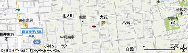 愛知県あま市上萱津銭神32周辺の地図