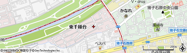 愛知県名古屋市千種区東千種台周辺の地図