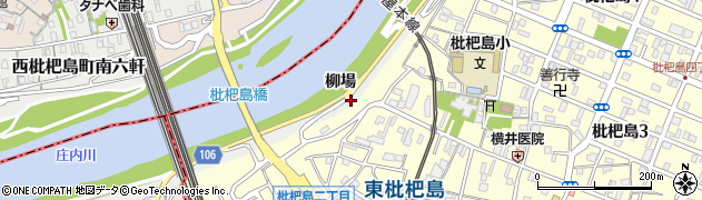 愛知県名古屋市西区枇杷島町（柳場）周辺の地図