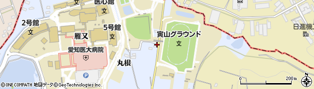 愛知県長久手市岩作（井戸ケ根）周辺の地図