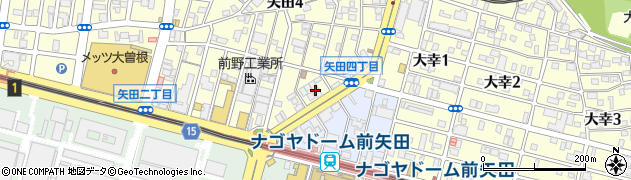 愛知県名古屋市東区矢田5丁目10周辺の地図