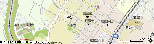 滋賀県犬上郡豊郷町下枝67周辺の地図