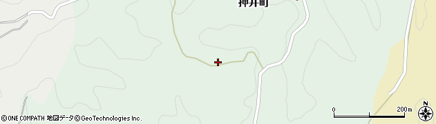 愛知県豊田市押井町（大下田）周辺の地図