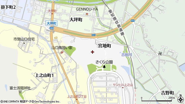〒489-0963 愛知県瀬戸市宮地町の地図