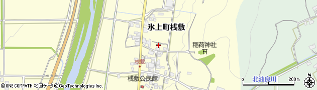 兵庫県丹波市氷上町桟敷235周辺の地図