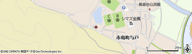 兵庫県丹波市市島町与戸725周辺の地図