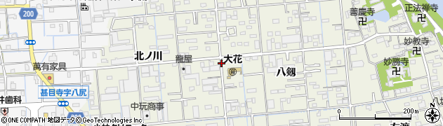 愛知県あま市上萱津銭神周辺の地図