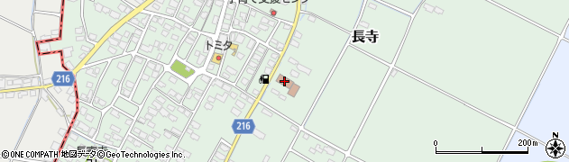 甲良町役場　長寺地域総合センター周辺の地図