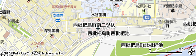 愛知県清須市西枇杷島町南二ツ杁周辺の地図