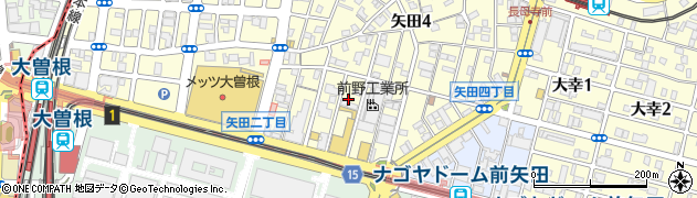 愛知県名古屋市東区矢田5丁目6-20周辺の地図