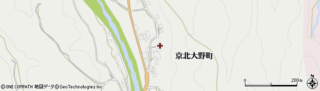 京都府京都市右京区京北大野町横枕31周辺の地図