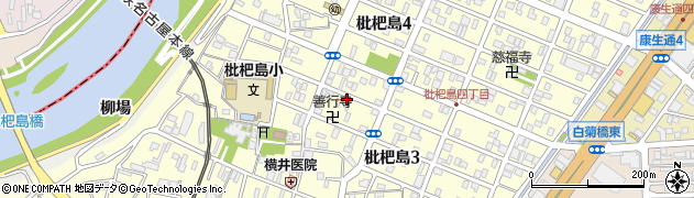 愛知県名古屋市西区枇杷島周辺の地図