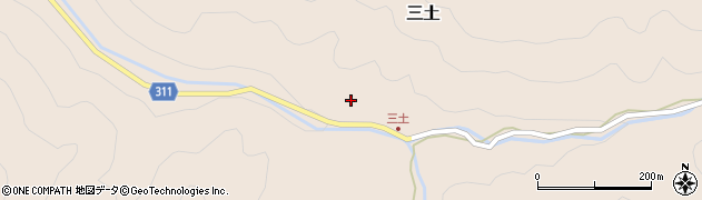 鳥取県日野郡日野町三土46周辺の地図