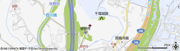 静岡県裾野市千福周辺の地図