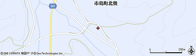 兵庫県丹波市市島町北奥839周辺の地図