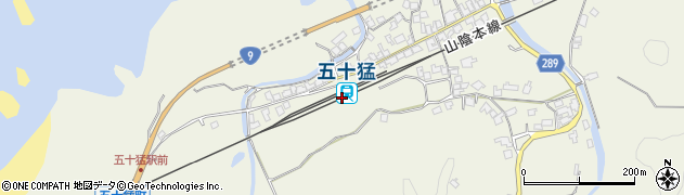 島根県大田市周辺の地図
