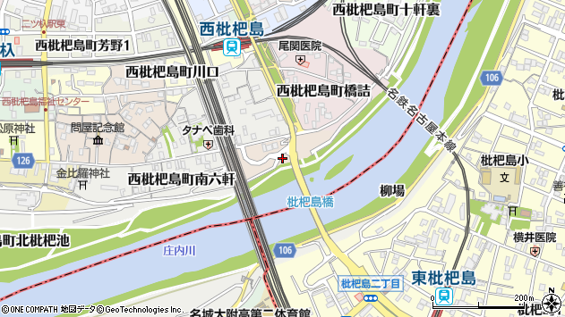 〒452-0036 愛知県清須市西枇杷島町南問屋の地図