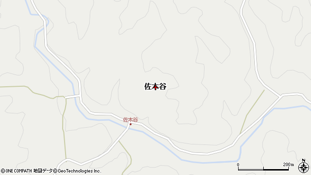 〒689-5541 鳥取県日野郡日南町佐木谷の地図